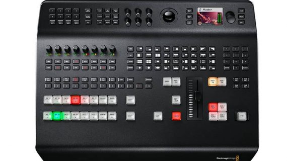 کنترل پنل جلوی میکسر تصویر هشت کانال ATEM Television Studio Pro 4K