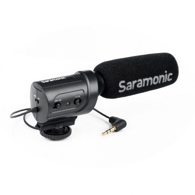 میکروفن دوربین Saramonic SR-M3،مدیارسان،تجهیزات صدا،تجهیزات فیلمبرداری،تجهیزات صدابرداری،سارامونیک،میکروفن،خرید میکروفن،میکروفن یقه ای،میکروفن سارامونیک،میکروفن دوربین،میرکوفن لپ تاب