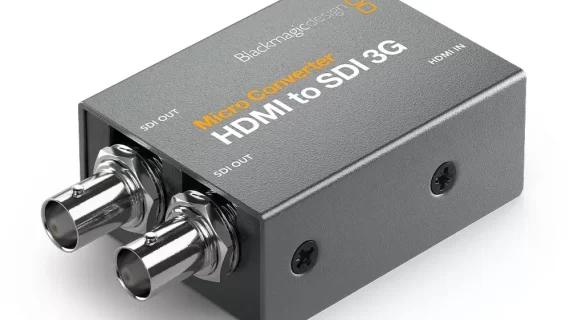بدنه و اتصالات مبدل تصویر HDMI to SDI 3G