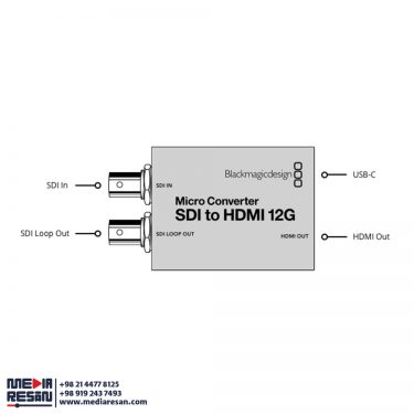 کانورتر Micro Converter SDI to HDMI 12G