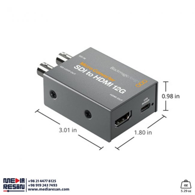 کانورتر Micro Converter SDI to HDMI 12G