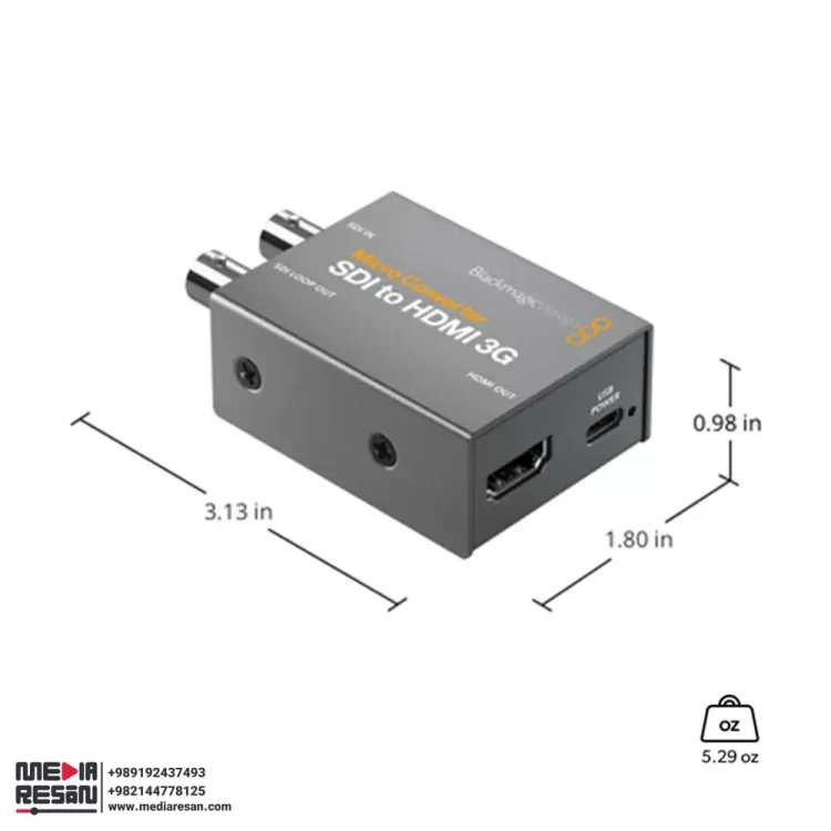 کانورتر Blackmagic Micro Converter SDI to HDMI 3G