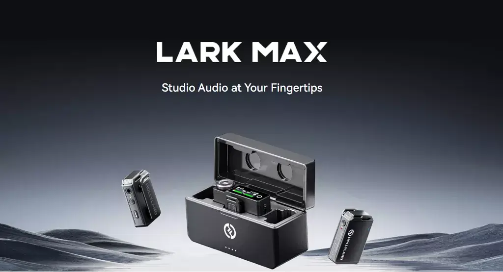حرفه‌ای ترین میکروفون یقه‌ای هالی لند- میکروفون بی نظیر lark max - میکروفون وایرلس Lark Max