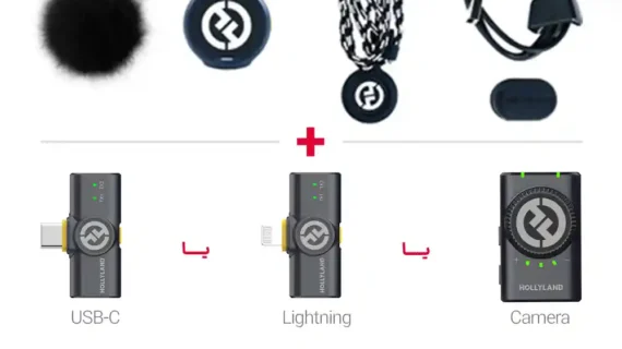 پکیج تک میکروفون + تک گیرنده میکرفون Lark M2