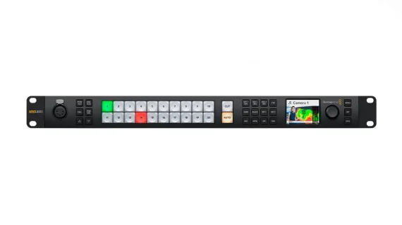 نمای پنل جلویی سوئیچر تصویر Blackmagic ATEM 2 M/E Constellation 4K