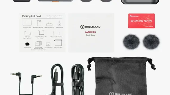 محتویات پکیج Hollyland Lark M2S نسخه Combo