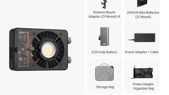 نسخه کمبو نور ثابت Zhiyun MOLUS X100