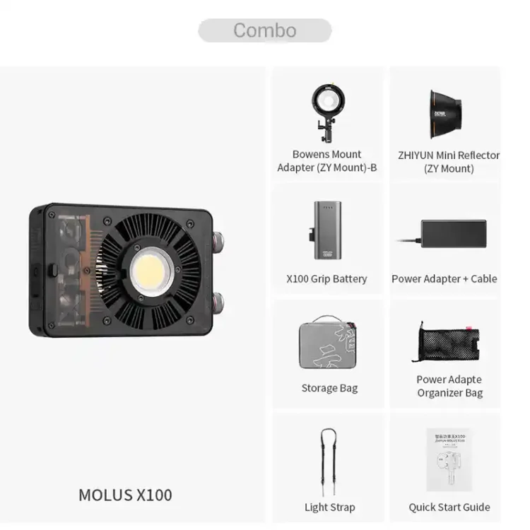 نور ثابت Zhiyun MOLUS X100