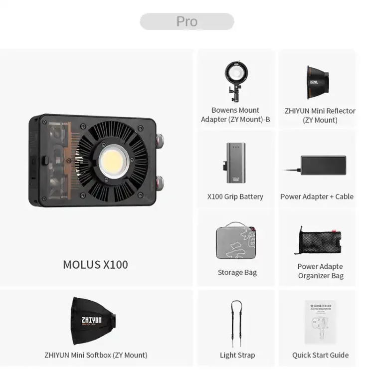 نور ثابت Zhiyun MOLUS X100